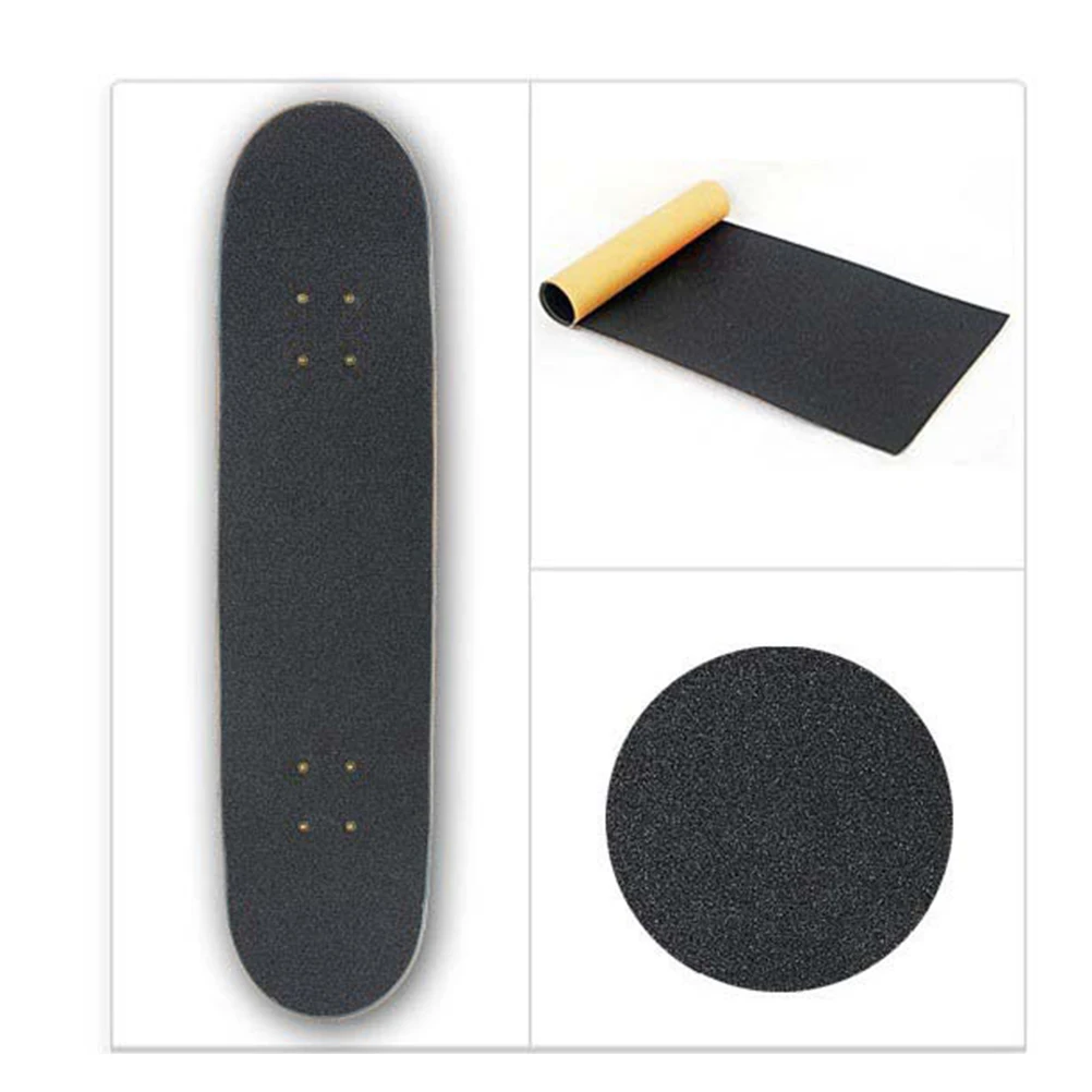 

2pcs Grip Tape Sandpaper Sheets Slip-Proof Long-Lasting Adhesive Skateboarding Safety Fun Outdoor Sports Supplies For Men Women
