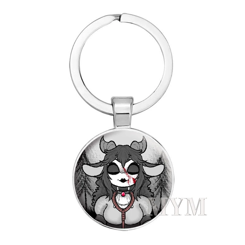 Horror Game Creepypasta Keychain Ticci Toby Game Character Anime Key Chain Bag Decor KeyRing Accessories Fans Gifts