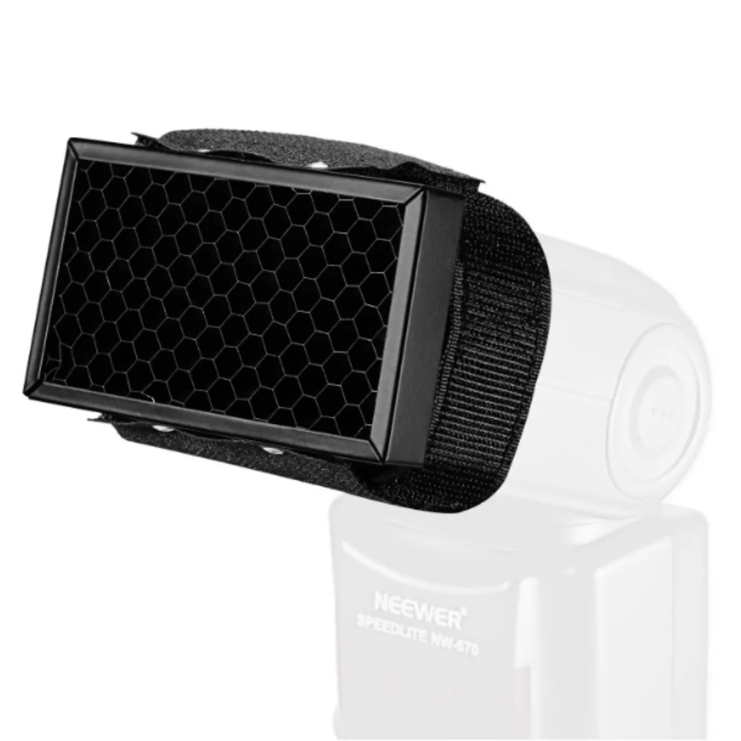 Flash Diffuser Softbox Bouncer Honey Comb Grid Universal Light Softener Control Gear for Speedlight Photo Studio Accessories