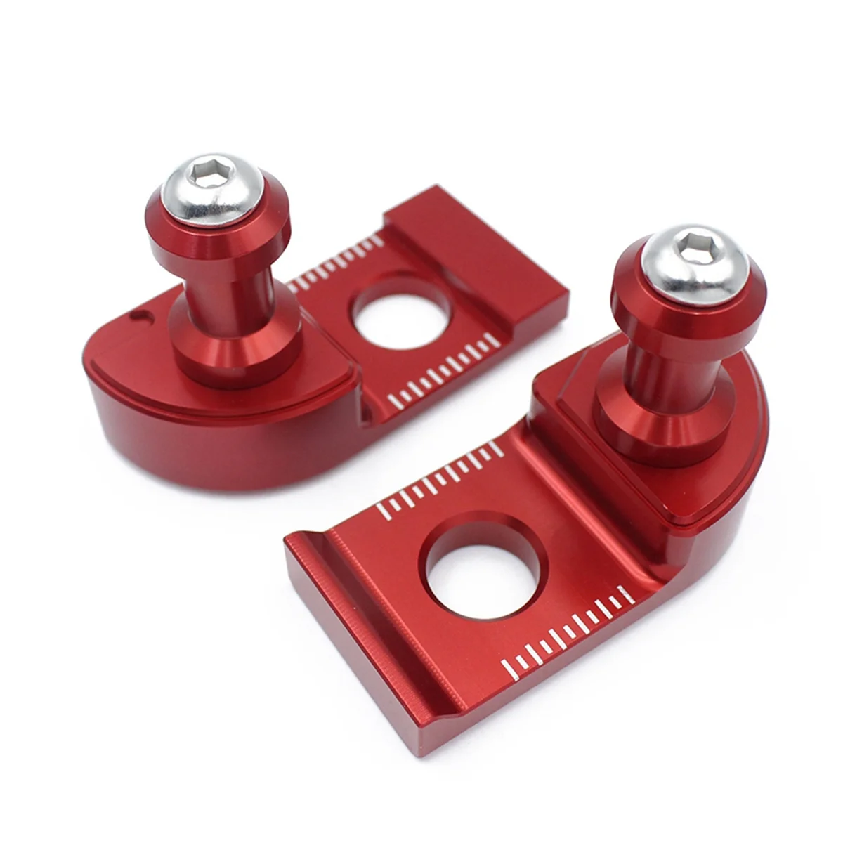 Motorcycle Swingarm Stand Pick Up Chain Adjuster Blocks for Yamaha Tenere 700 XTZ 700 2019-2024 XSR 900 2016-2021 Red