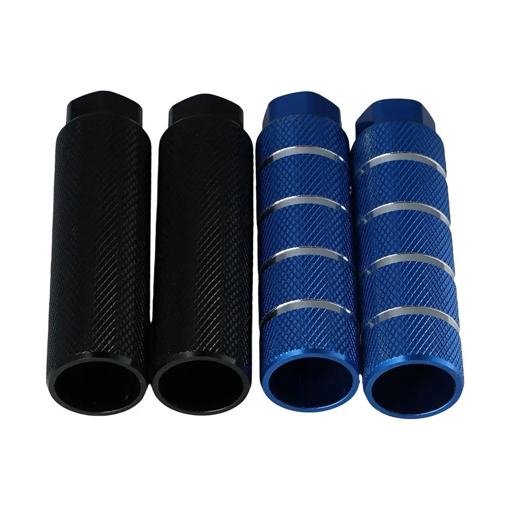 Fit 3/8'' Axle Anti-Skid Bicycle Front Rear Wheel Aluminum Alloy Road Bike Bike Axle Pedal Bicycle Parts Stunt Pegs Bike Pegs