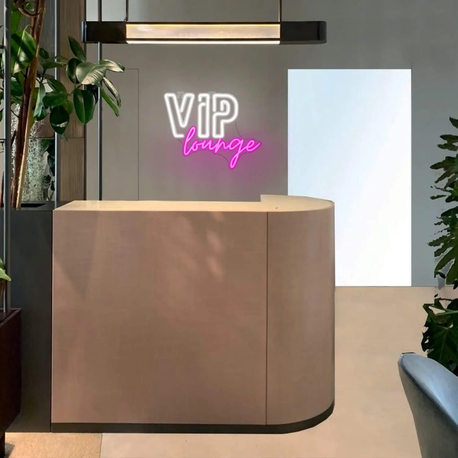 VIP Lounge Neon Signs for Wall Decor, Luzes LED USB, Light Up Sign, Bar, Hotel, Café, Quarto, Decoração de casa