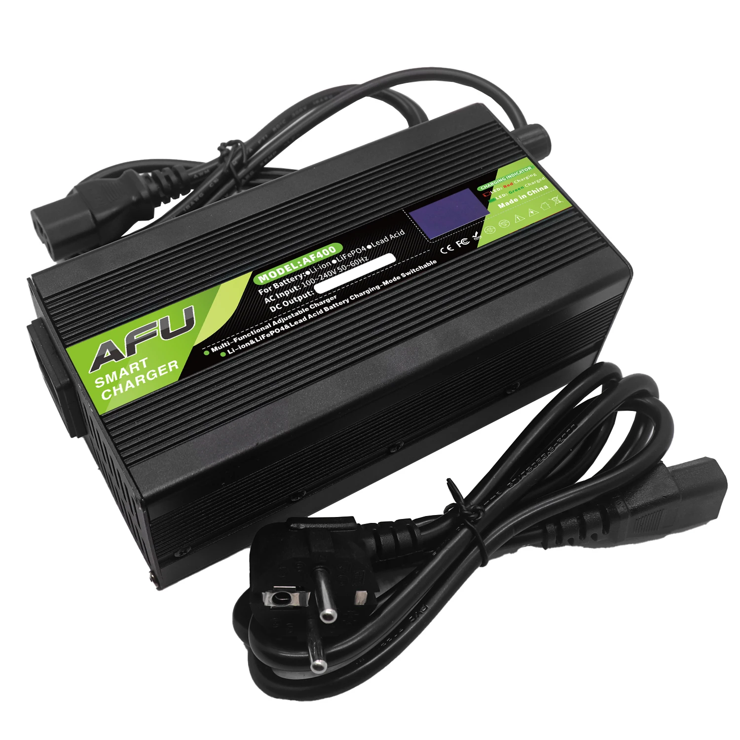 Adjustable Charger 87.6V 3.5A Voltage Current 2-3.5V 73V-87.6V Charger For LiFePO4, Lithium,Lead Acid Battery With LCD Display