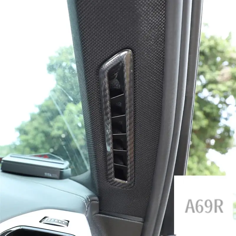 

A69R-2 Piece Car A Pillar Air Conditioning Outlet Decorative Frame Car Accessories Sticker Accessories For BMW 8 Series G14 G15