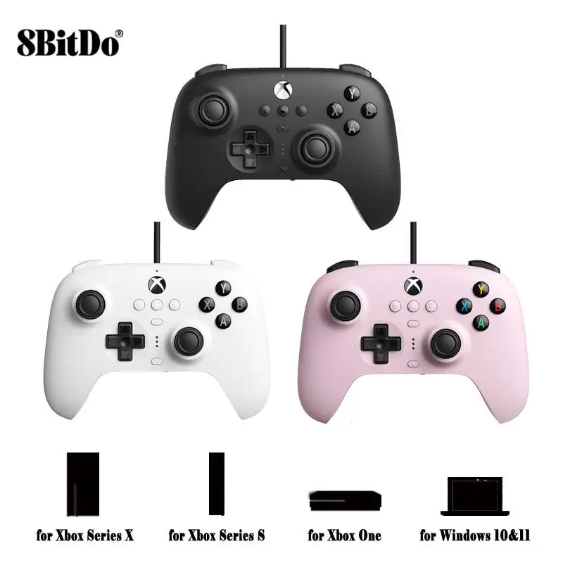 Top 8Bitdo Ultimate Wired Game Controller Gamepad Joystick with Mapping Trigger for Xbox Series X/Xbox Series S/Xbox One/PC