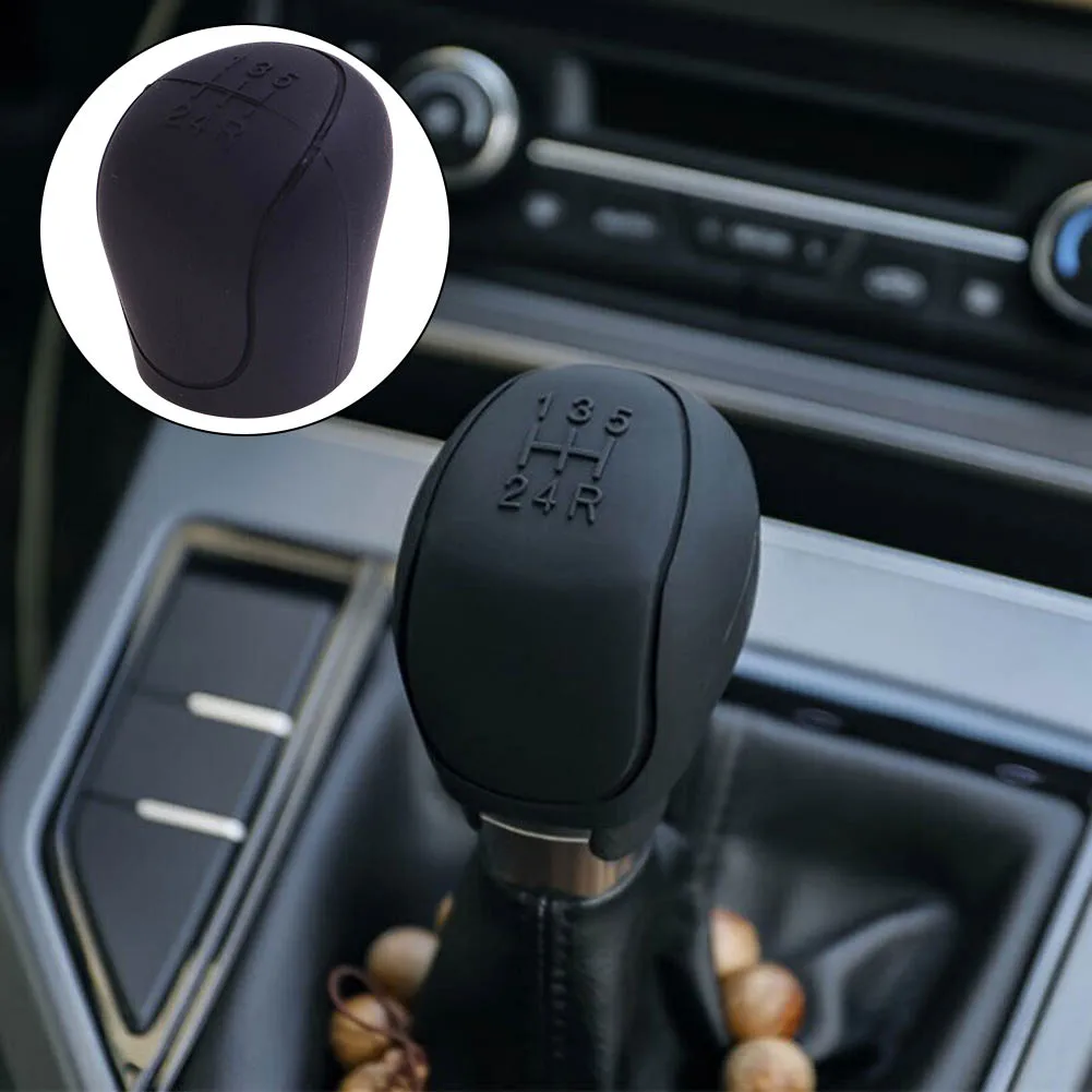 

Universal Car Manual 5 Speed Car Silicone Gear Shift Knob Covers Gear Stick Covers Protector Interior Part Car Accessories