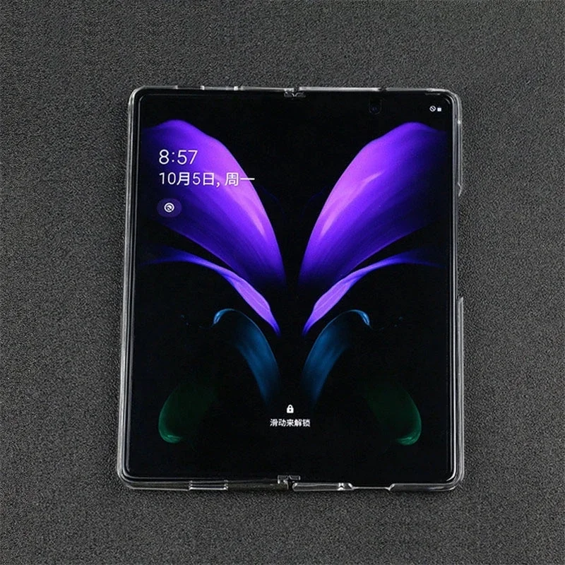 Front Back Protective Case for Samsung Galaxy Z Fold 4 3 2 Shockproof Shell Transparent Phone Cover for Galaxy ZFold 4 3 Bumper