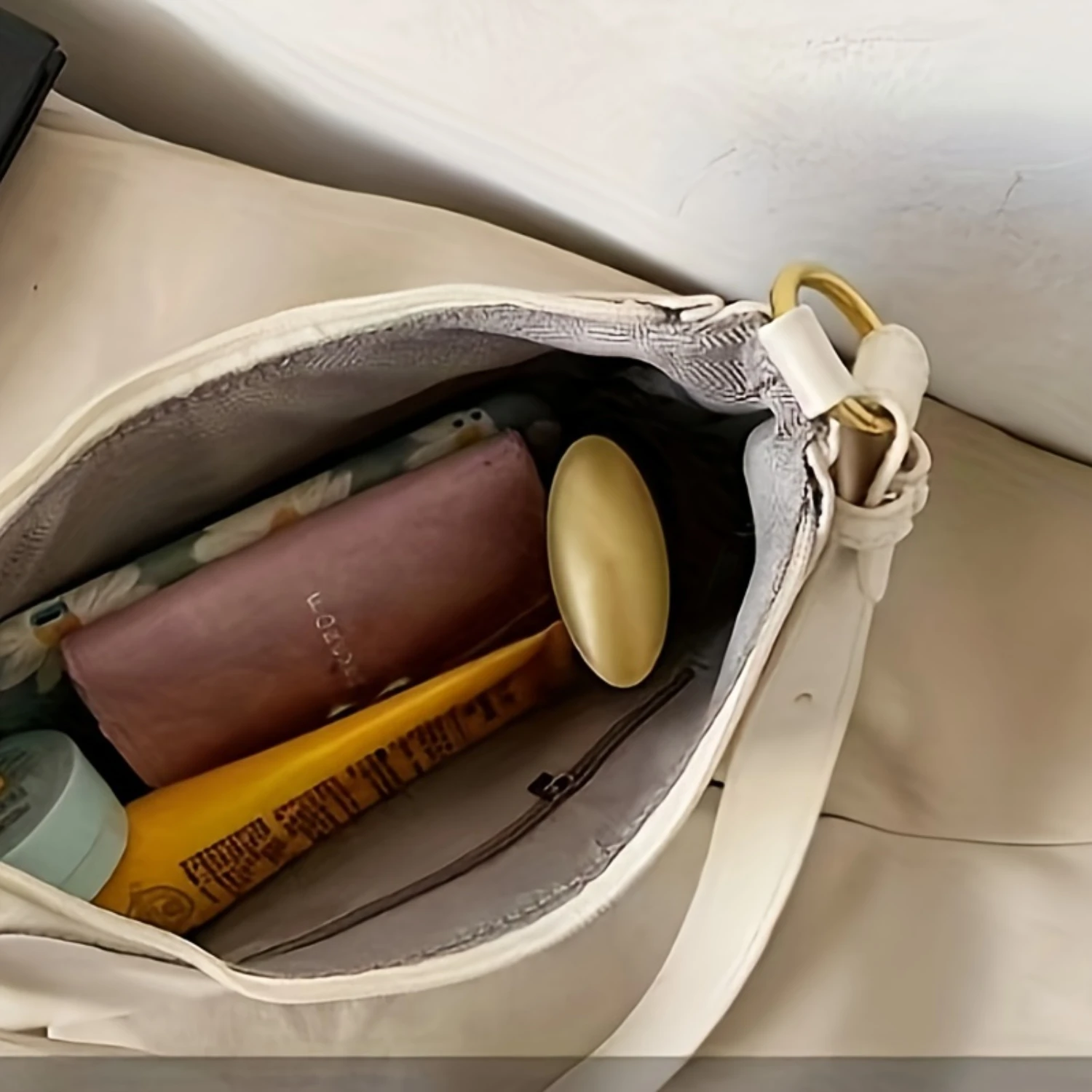 Solid Color Minimalist Shoulder Bag for Women, Versatile Armpit Bag