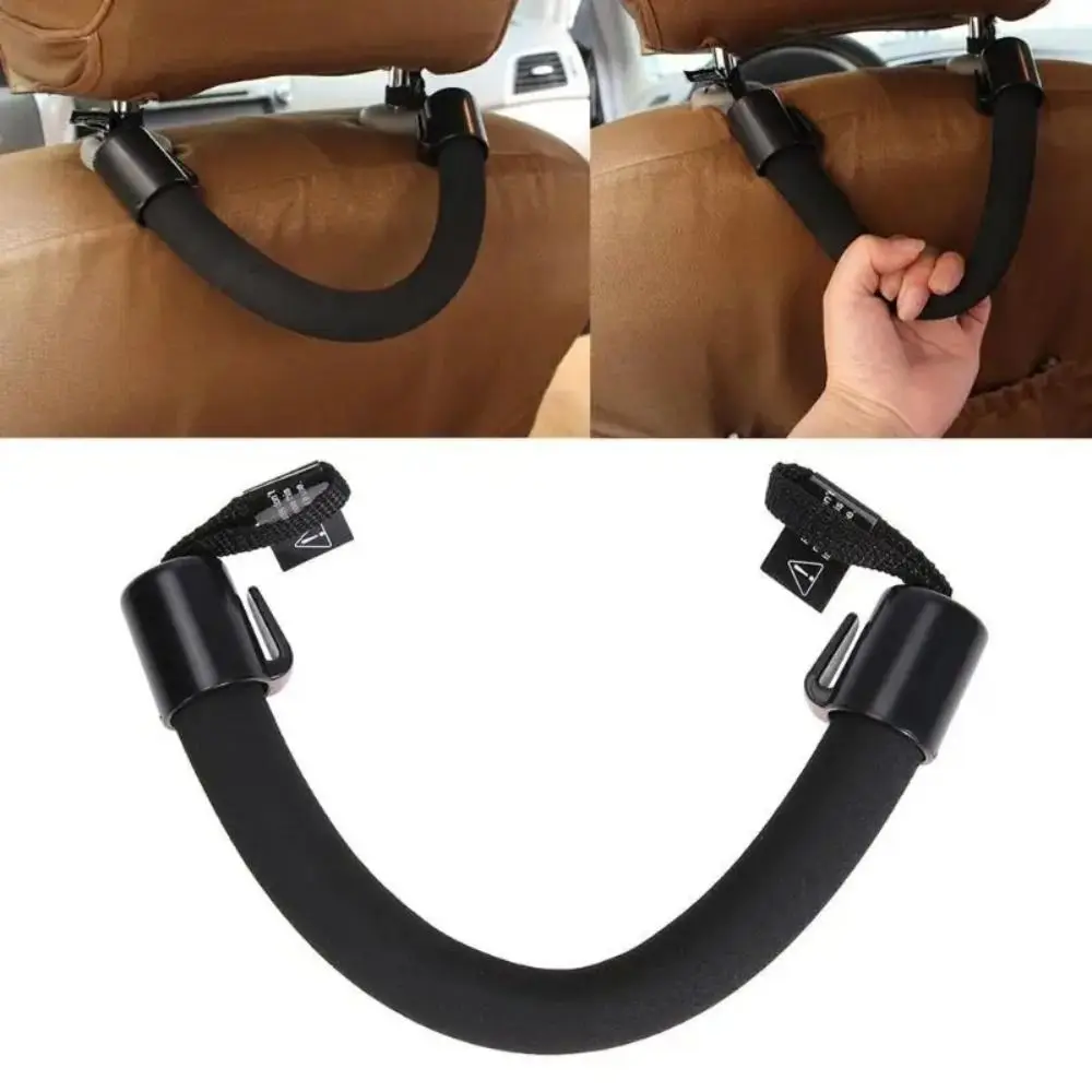 Soft Material Car Headrest Grab Handle Anti-Fall Feature Universal Fit Seat Back Armrest Grip Holder Strong Load-bearing
