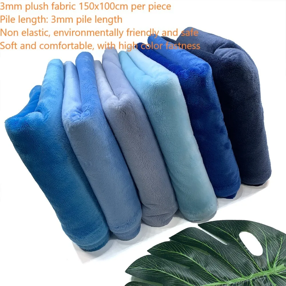 ZYFMPTEX 3mm capelli corti eco-Friendly Non elastico peluche visone Fabric100 % poliestere pelliccia sintetica fai da te vendite morbide e lisce