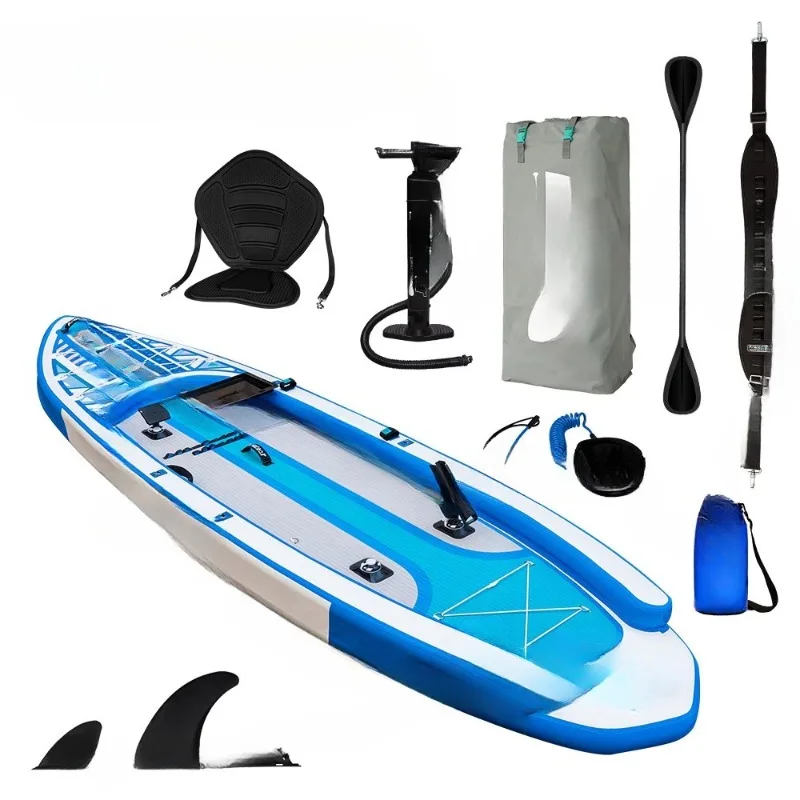 Fishing board Surfboard Inflatable paddle board Double air chamber fishing