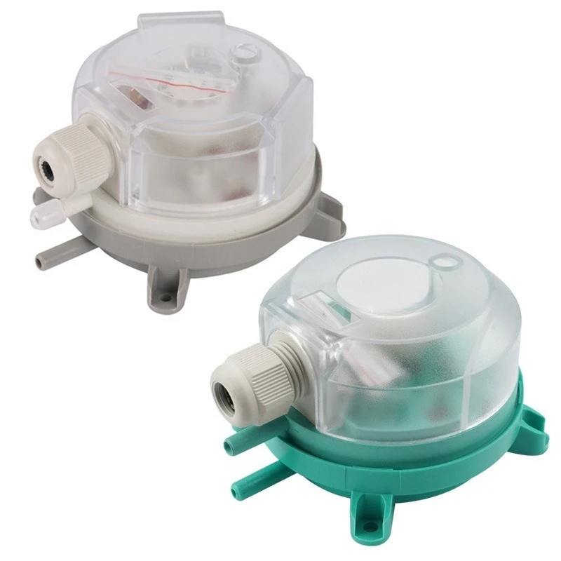 Air Differential Pressure Switch Mini Wind Pressure Switch for Ventilation Fire Duct Gas Flow Monitoring