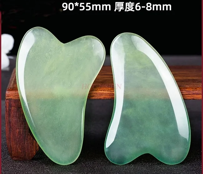 Natural jade facial scraping board face and eye pulling tendon beauty special shoulder and neck whole body universal household