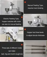 Electric/Gas Type 25L/35L Donuts Maker Machine with 3 Different Mould Doughnut Fryer Maker Perfect for Bakery Business 6
