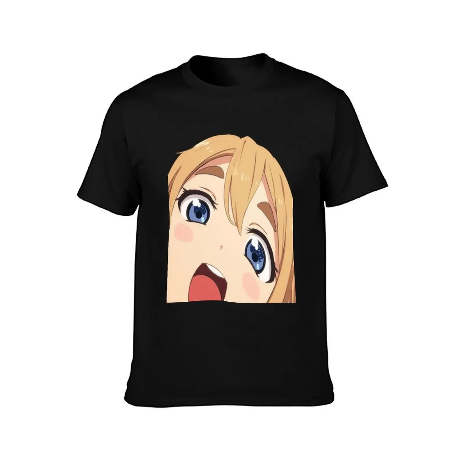 Close-up Mugi - K-On! T-Shirt Plus Size Lightweight Tee Shirt T-Shirt