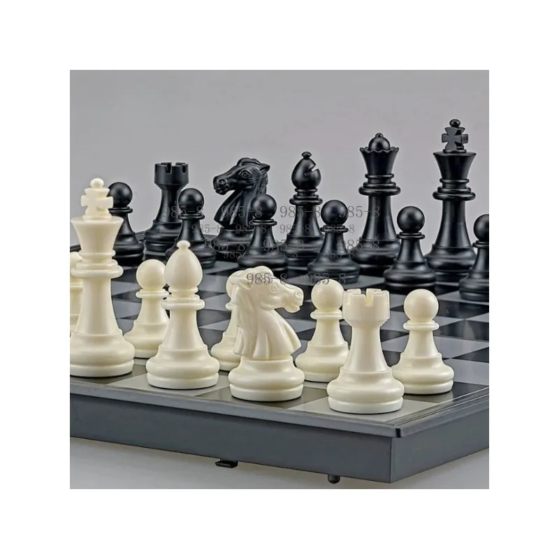 Chess magnetic chess pieces folding portable chessboard special set for children's training competition
