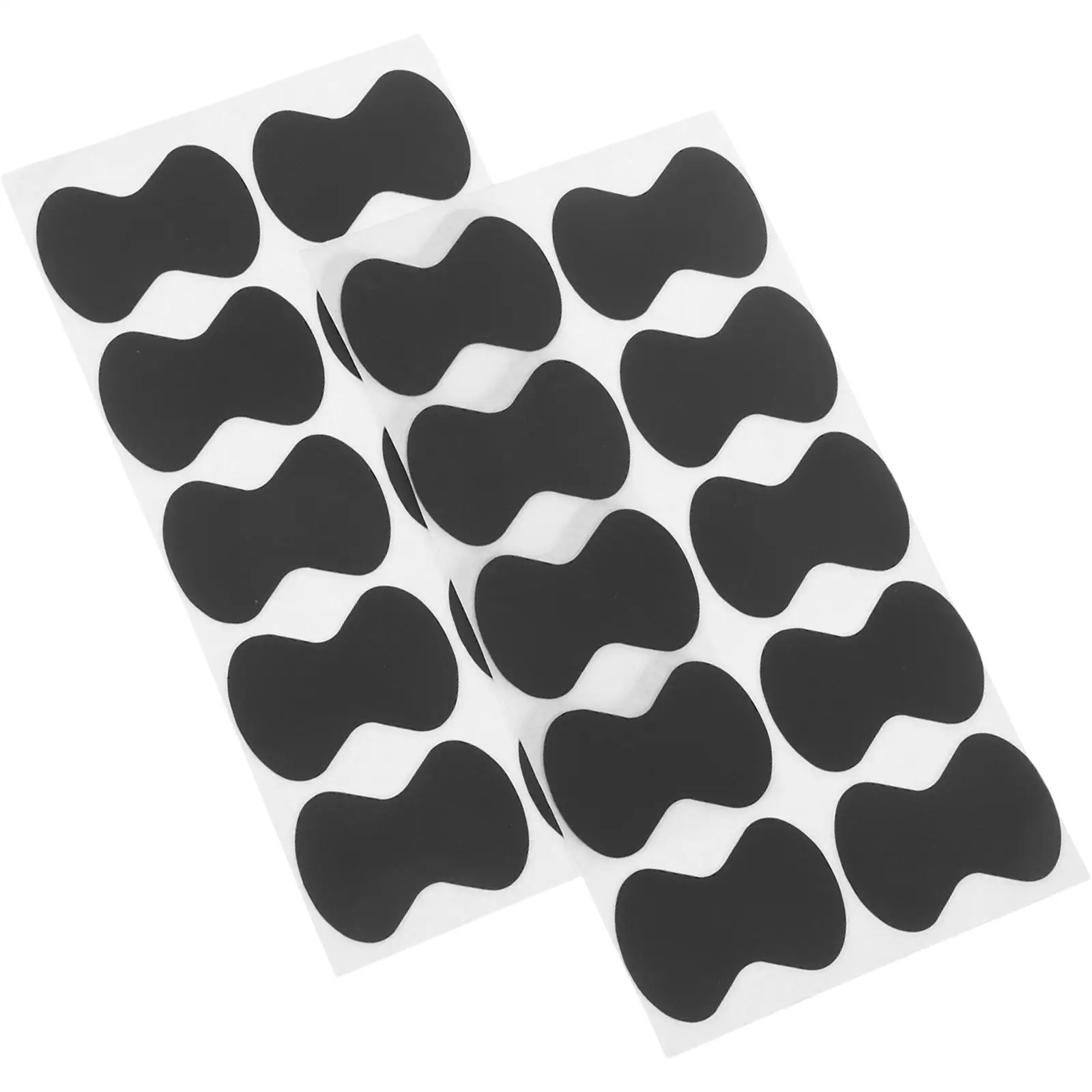 

20pcs Black Guitar Pick Grips Anti-slip Stickers Practical EVA Adhesive Supplies Long-lasting Storage Accessories
