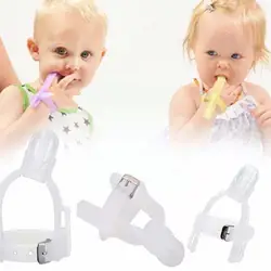 Silicone non tossico bambino bambini bambino dito commestibile fascia di protezione regolabile Stop bambini ortesi mano mangiare succhiare il polso