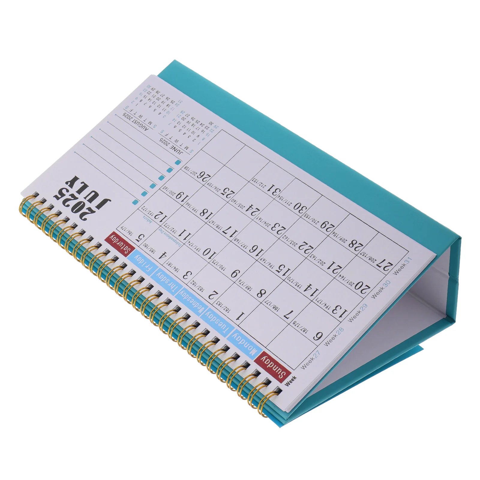 

Английский настольный календарь на 2026 Минималистичный флип-дизайн Маленький стоячий 2025 декабря 2026 Офисный настольный календарь