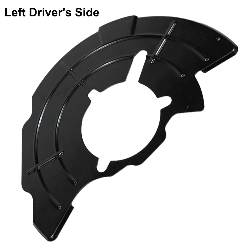 Front LH RH Brake Dust Disc Backing Plate Mopar Black For Jeep Commander Grand Cherokee Iii (Wk) 2005-2010 52090433AC 52090432AC