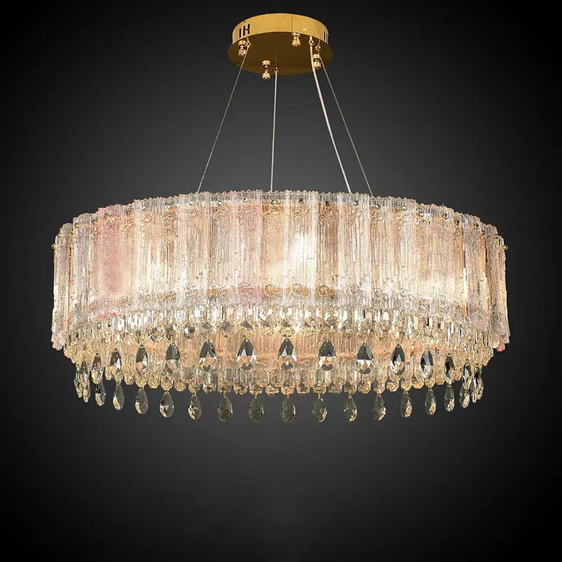 Luxury Crystal Chandelier Nordic LED Lights For Hanging Light Fixtures Indoor Deco Living Room Bedroom Home Indoor Lighting