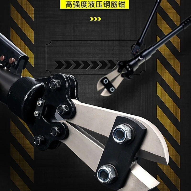 Manual Hydraulic Rebar Cutter Steel Bar Cutting Machine Heavy Duty Portable Rod Shear Tool for Construction Work Industrial Use
