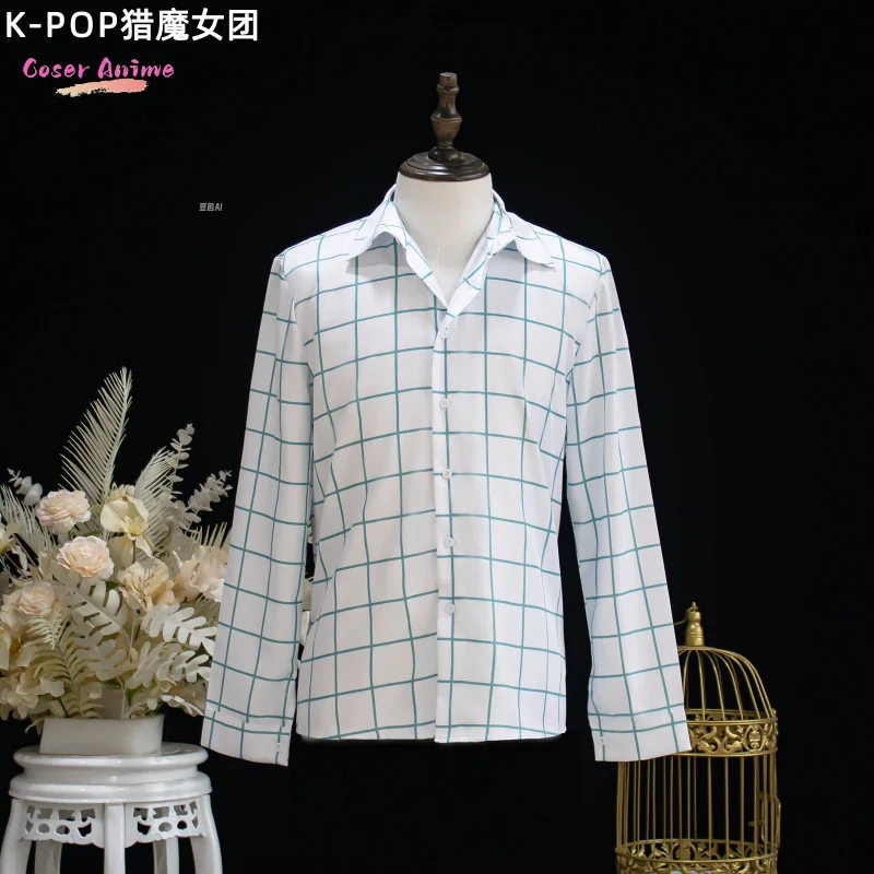 

KPop Demon Hunters Saja Boys Jinu Cosplay Costume Uniform Halloween Carnival Party Christmas Play Role Clothes Clothing