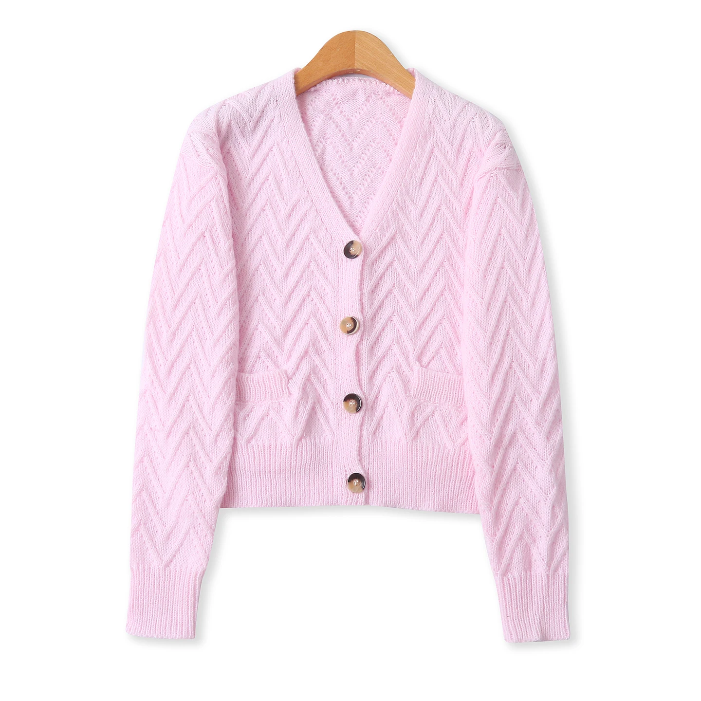 

Облегающий длинный свитер V Ne, вязаный свитер на одной пуговице, осенний новый женский универсальный кардиган с ромбовидным узором