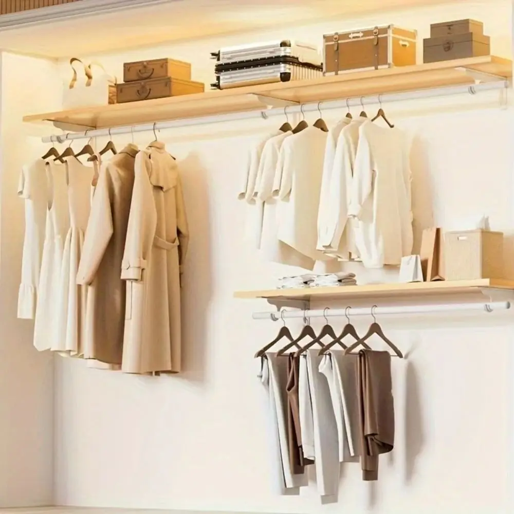 2 Piece Set Durable Metal Metal Brackets Heavy Duty Rust-proof Load-Bearing Supports Sturdy Wall-Mounted Supports