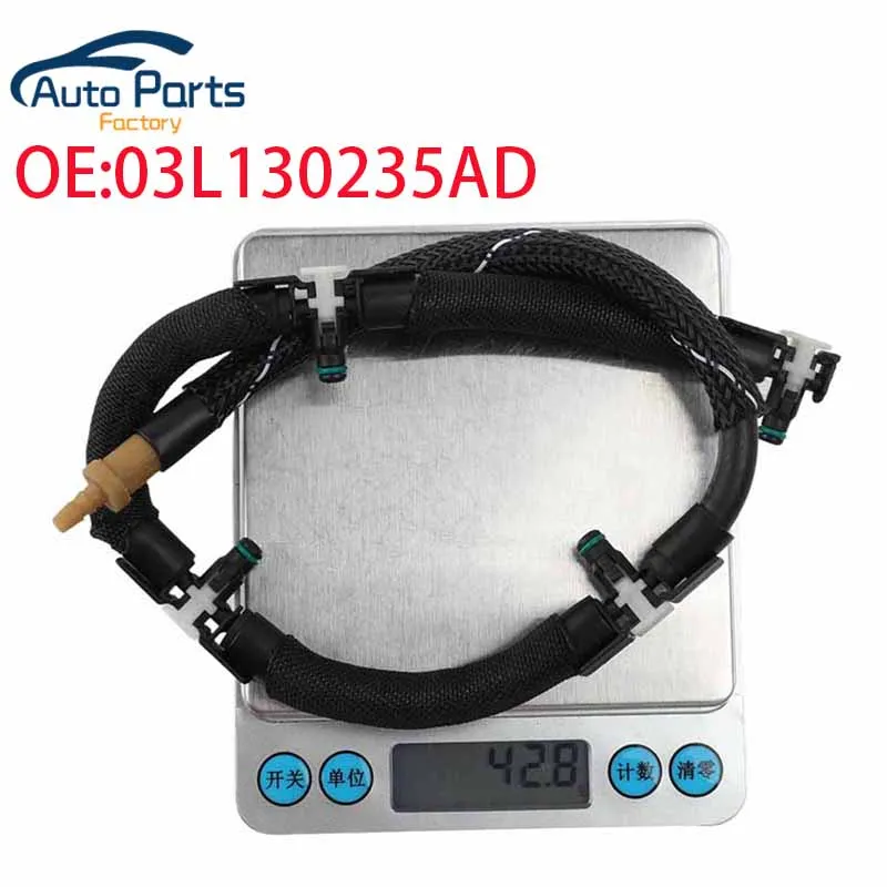 Nueva línea de retorno de combustible manguera de retorno de combustible línea de tanque tubo de manguera de inyector línea de fuga para Volkswagen VW Amarok 2010- 03L130235AD