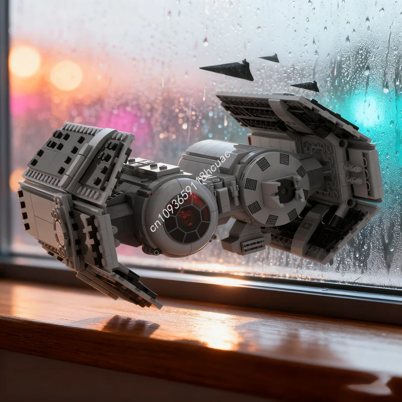 740 stücke MOC Imperial TIE Sa Taktische Bomber Stern Schlacht Modell Weihnachten Geschenke Bausteine Architektur Spielzeug Kreative Bildung
