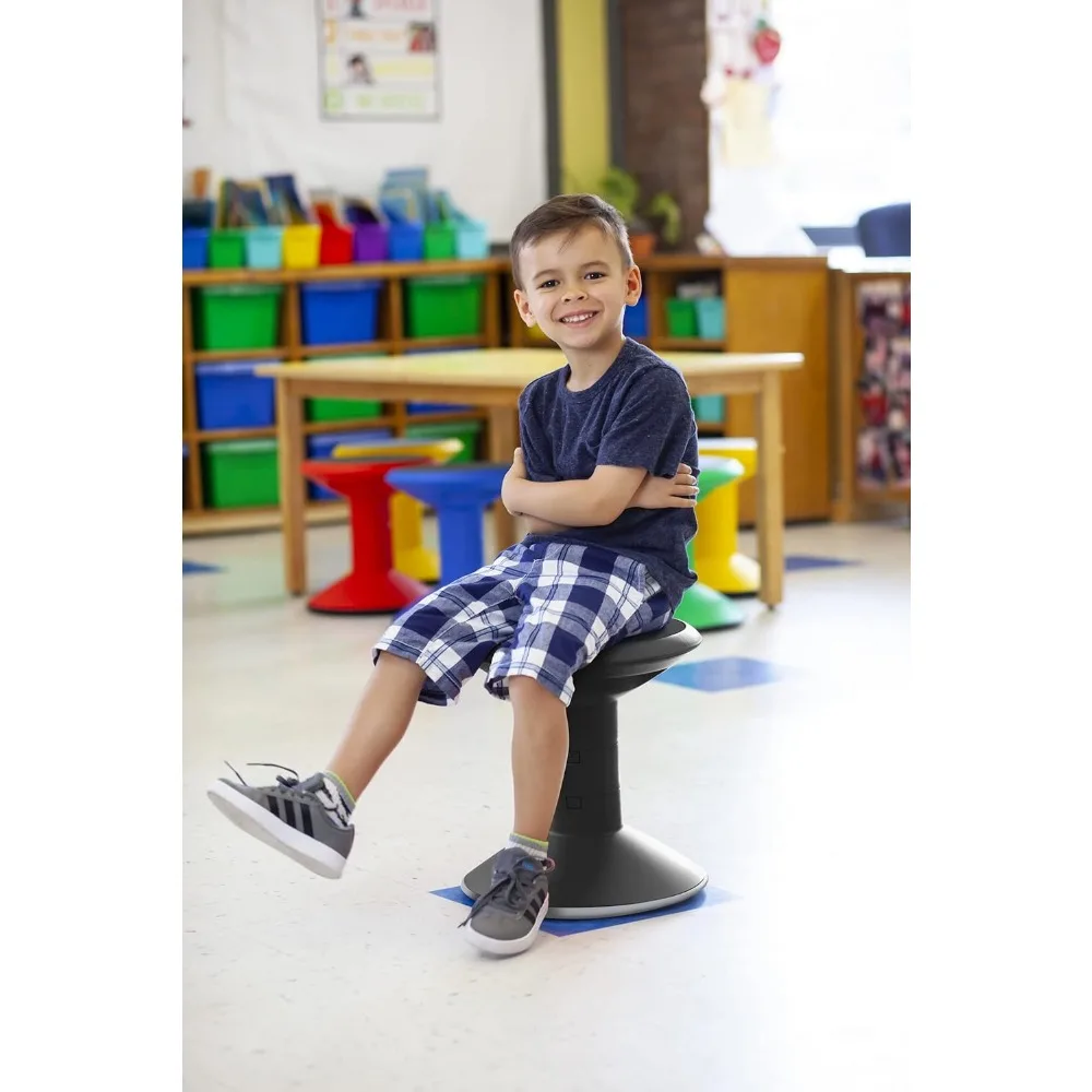 Taburete-asientos flexibles activos para aula y estudio en casa, altura ajustable de 12 a 18 pulgadas