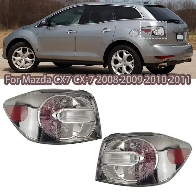 لمازدا CX-7 CX7 2008 2009 2010 2011 2012 سيارة الخلفية الذيل ضوء الإسكان اليسار اليمين الخلفي الفرامل وقف الضوء الخلفي الذيل مصباح