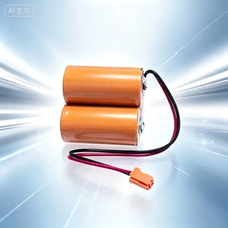 Kit for mitsubishi plc battery pack mr‑bat6v1 2cr17335a wk17 6v 1650mah lithium battery
