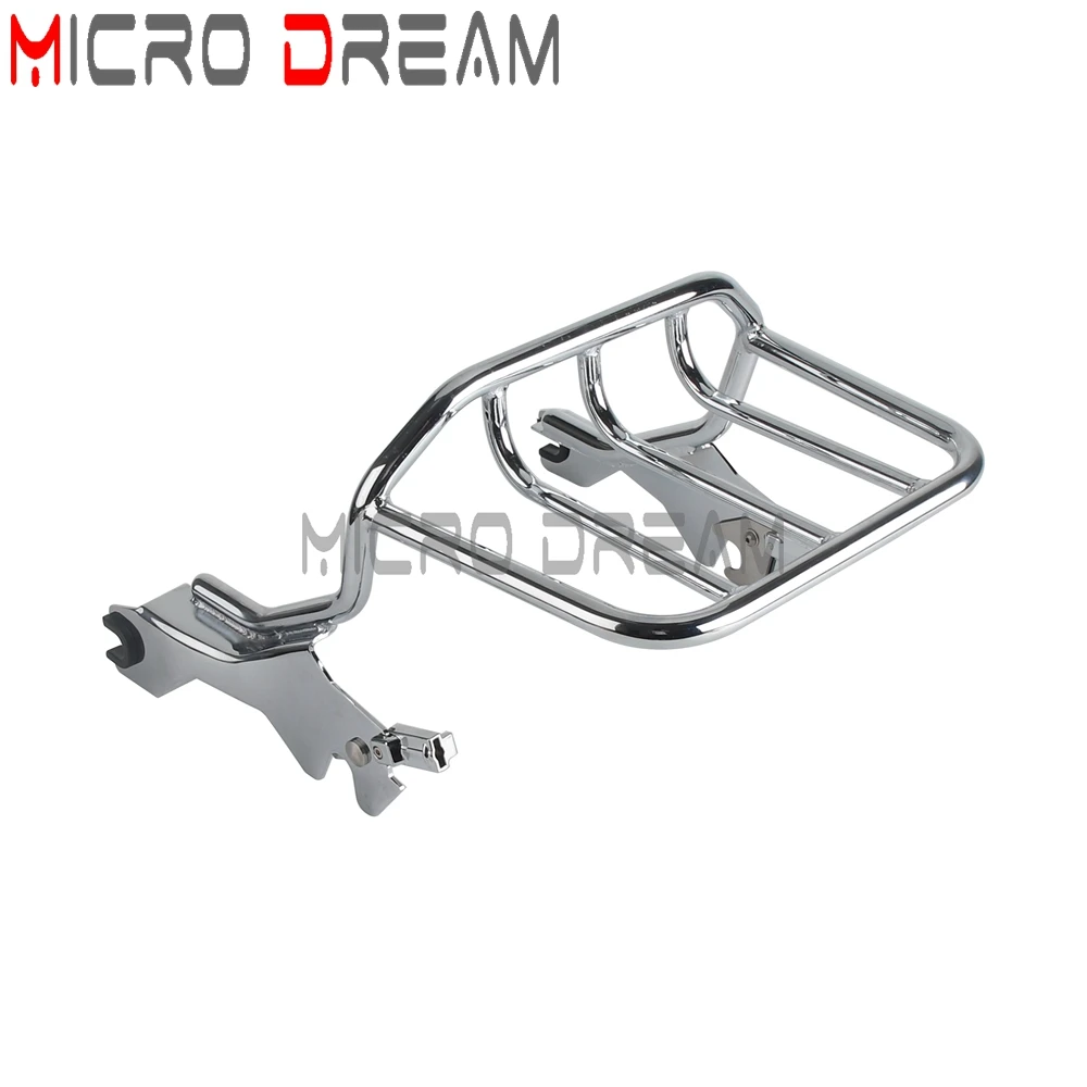 Chrome Motorcycle Holdfast Two-up 2-Up Luggage Rack # 50300132 For Harley Softail Fat Bob 114 FXFBS 2018-2020 FXFB 2018-2019