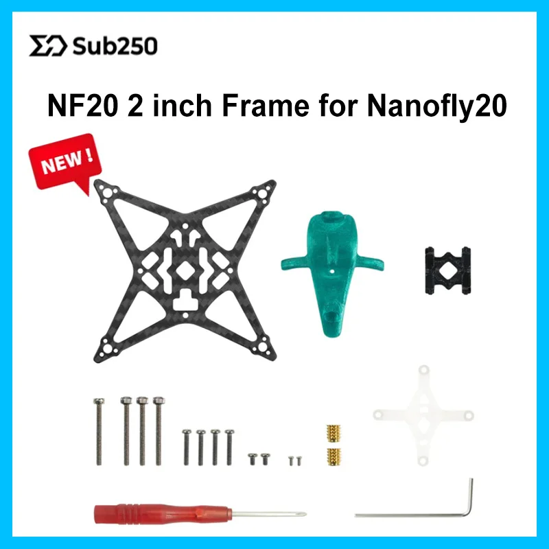 New Sub250 Nanofly20 Frame Assembly Parts for Nanofly20 Micro Drone