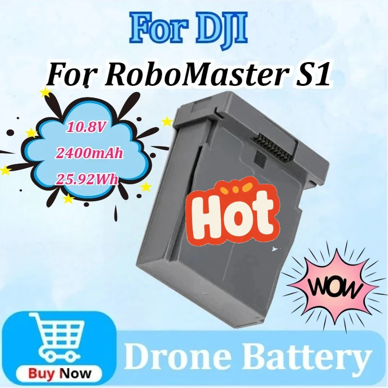 

New Upgraded 10.8V 2400mAh 25.92Wh for DJI for RoboMaster S1 Drone Battery Intelligent Battery High Quality Rechargeable Battery