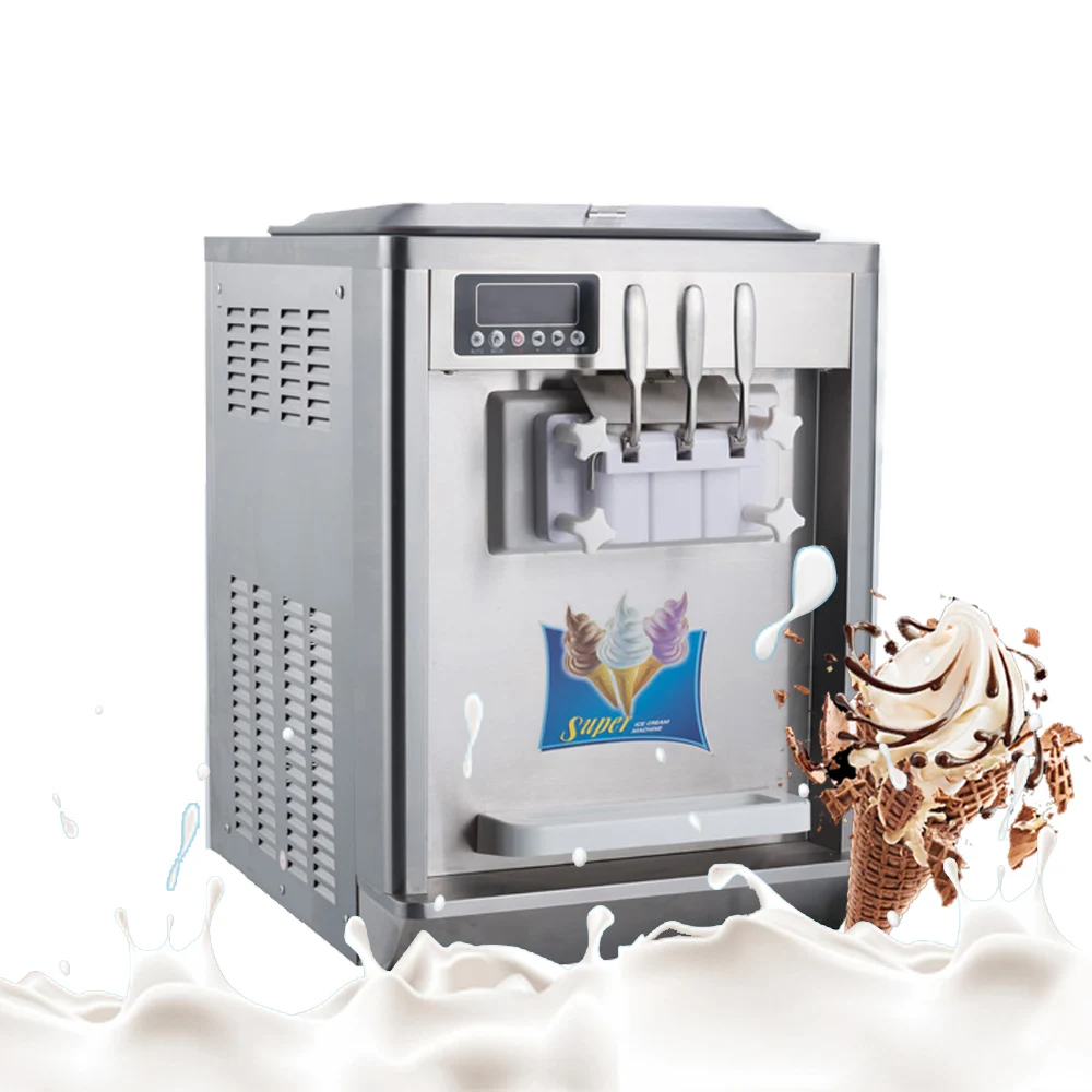 

Table Top Soft Serve Portable Ice Cream Machine Icecream Maker 110v/220v Small Hard Ice Cream Machine At Home