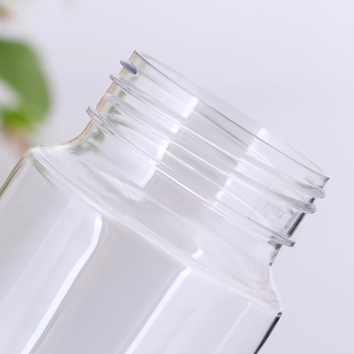

12 PCS PET Plastic Beverage Bottles for Water Juice Storage Containers Mini Size Food Grade Safe Grip