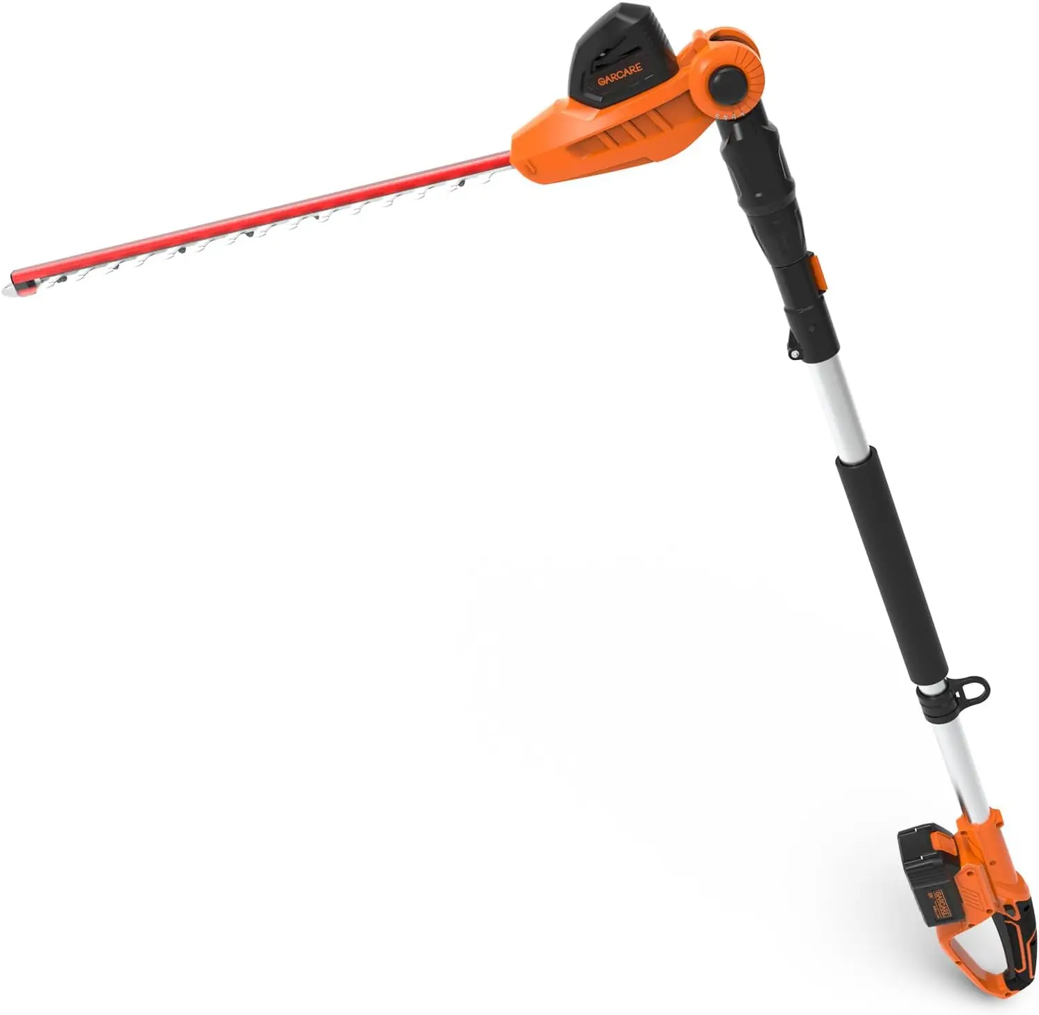 

Pole Hedge Trimmer Cordless-Hedge Clippers 20V 4.0Ah Li-Ion Battery Electric Bush Trimmer 18"" Cutting Blade, 16Mm Cutting