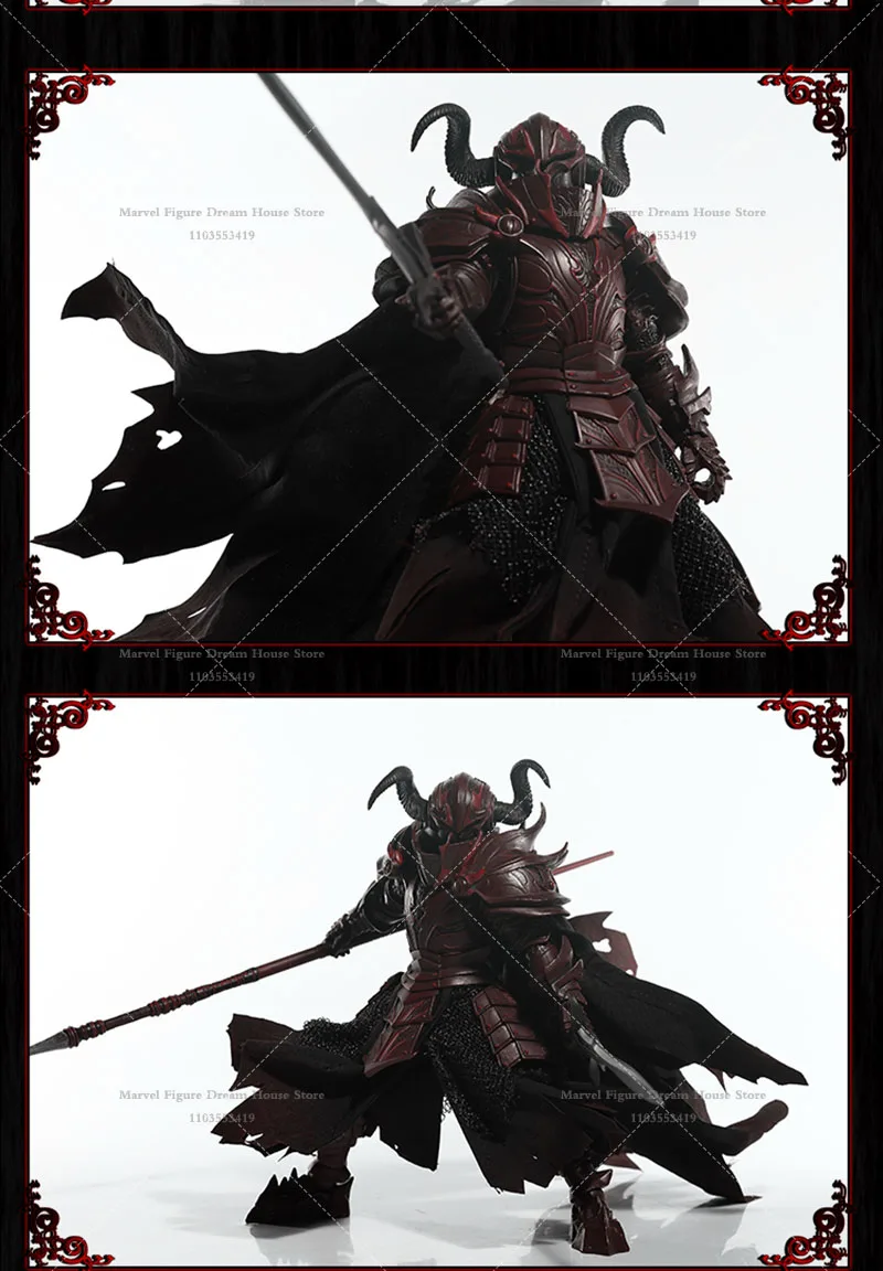 1/12 Scale Male Accessories Black Red Cloak The Four Horsemen Mythical Legion Blood Knight For 6.5-inch Action Figure Soldier