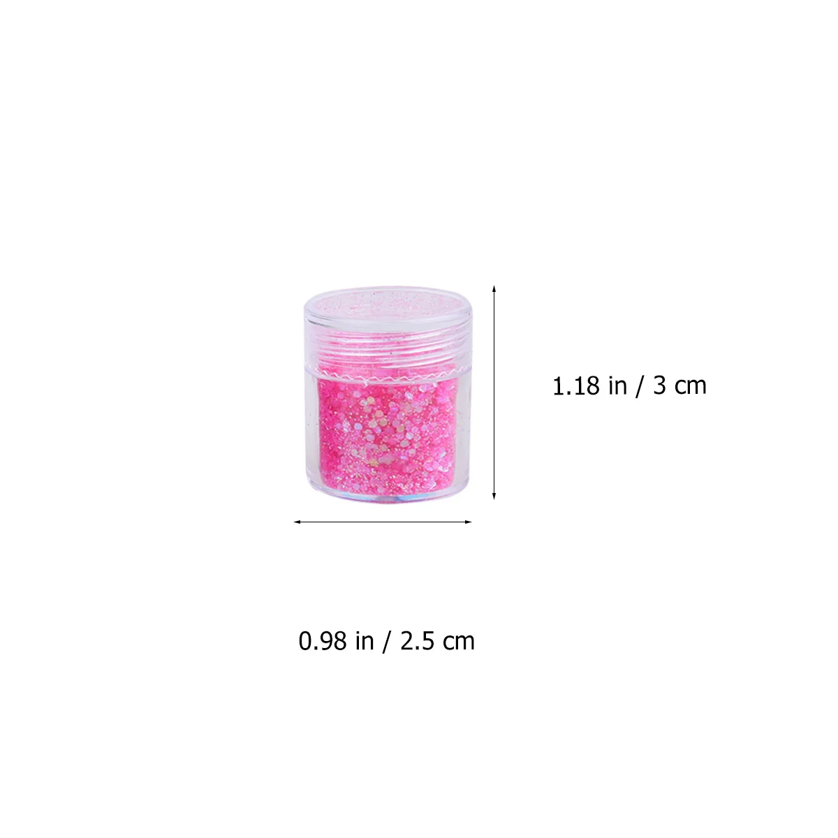 5 pcs Glitter Powder For Nail 1Mm 2Mm 3Mm Mixed Size Dipping Nails Shimmering Effect Long Lasting Wear Salon Diy Gradient
