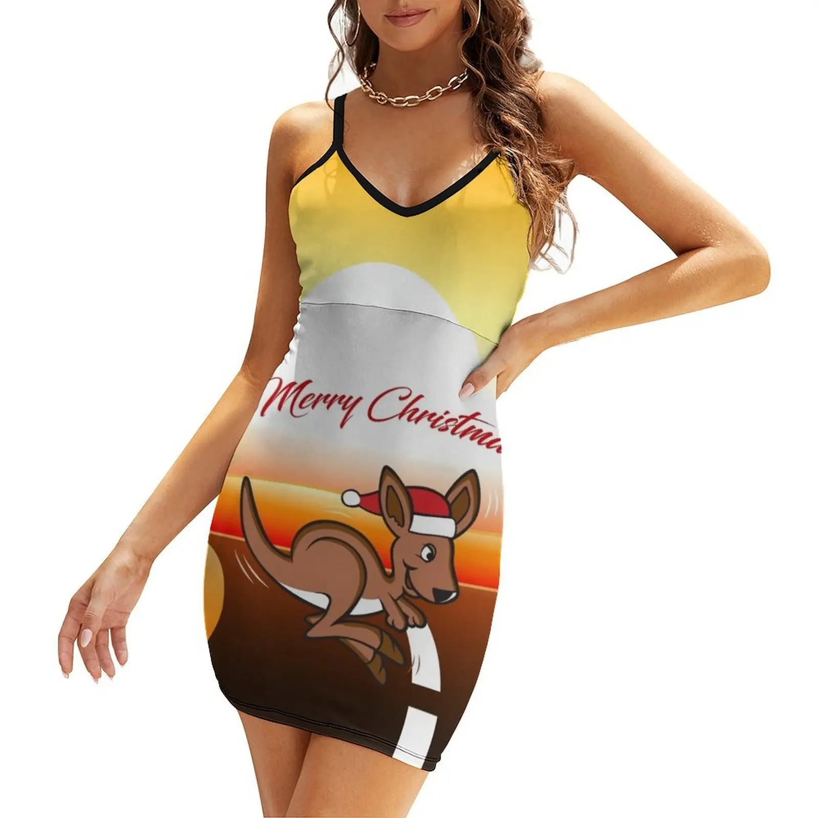 

Outback Christmas Sling Dress dress party night elegant dresses for women Dance dresses summer clothes for women