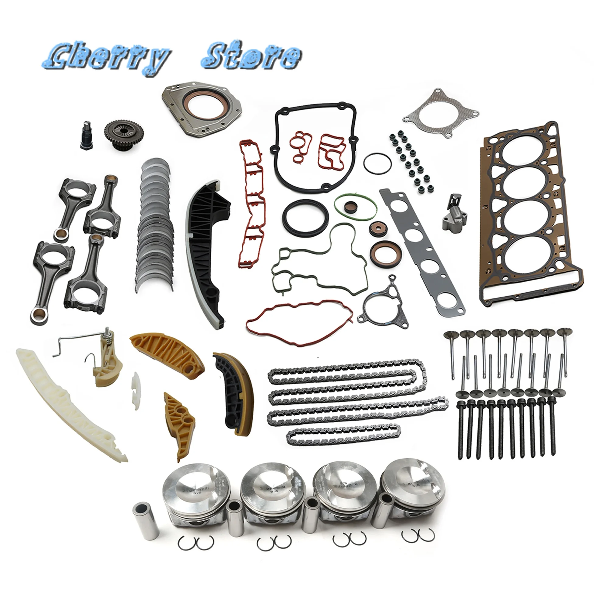 6H 107 065 DD EA888 Engine Reconstruction Repair Kit For VW Golf Passat Audi A4 A6 Q5 Skoda 2.0T 06H 198 401 D 06D 109 601 M