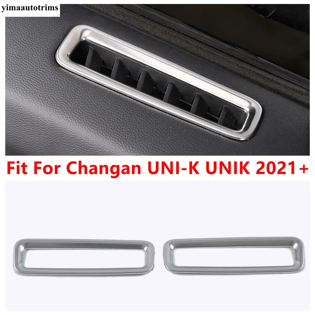 

Dashboard AC Air Conditioning Outlet Vents Cover Trim Stainless Steel Interior Accessories For Changan UNI-K UNIK 2021 - 2024