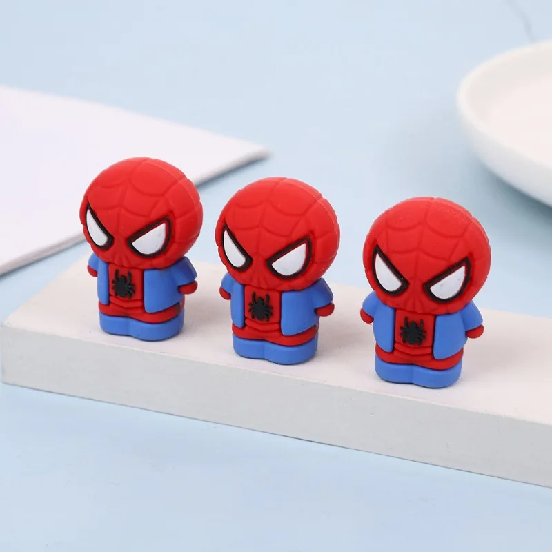 مبراة أقلام رصاص على شكل رسوم متحركة جديدة من Marvel Spider-Man، شخصية إبداعية وسيم لسطح المكتب، جوائز قرطاسية للطلاب