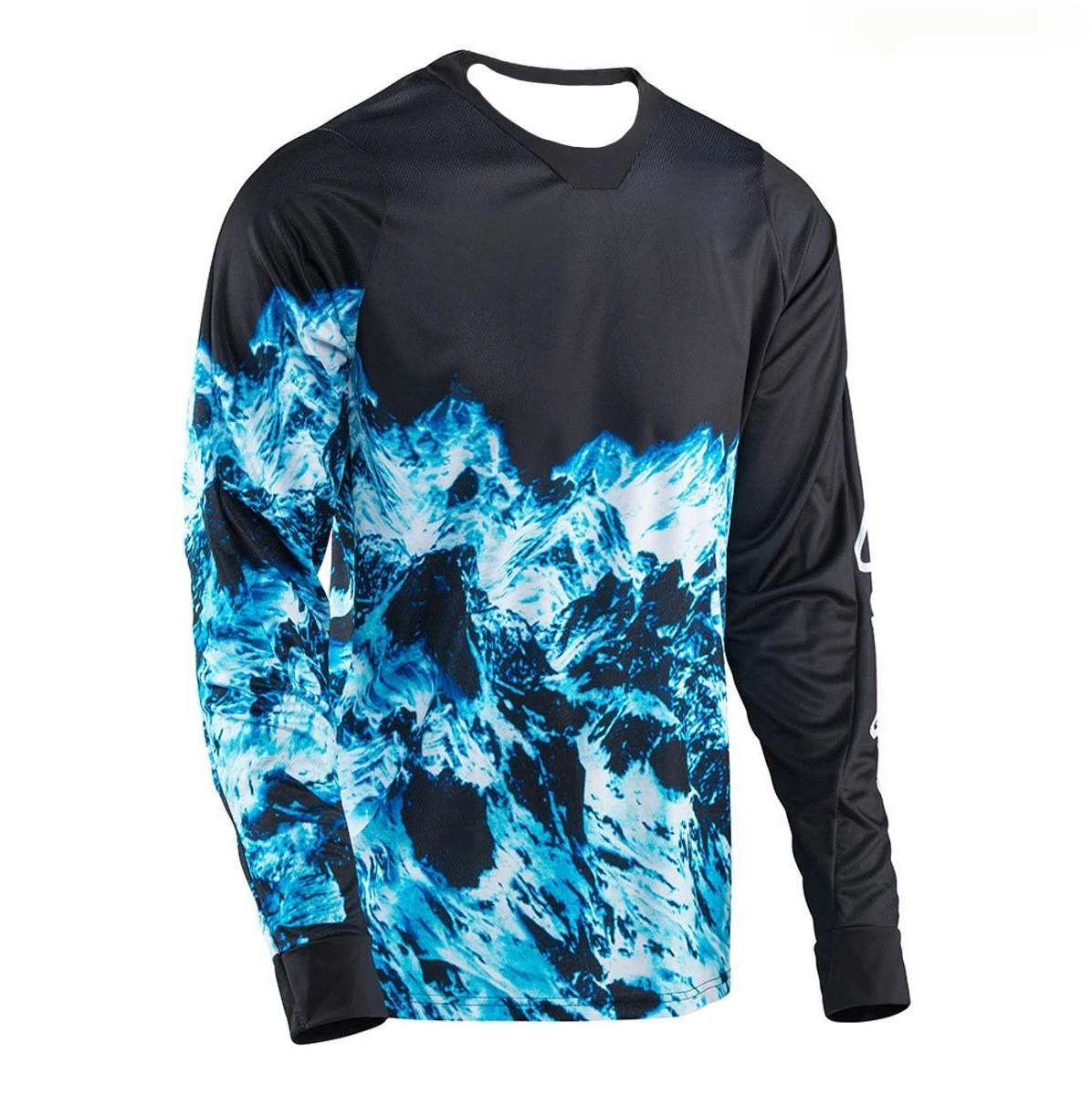 3D Printed Off-road Motorcycle Long T-shirt Cycling Jersey Fashion Comfortable Mountain Bike Riding Suit Men Quick Drying Top