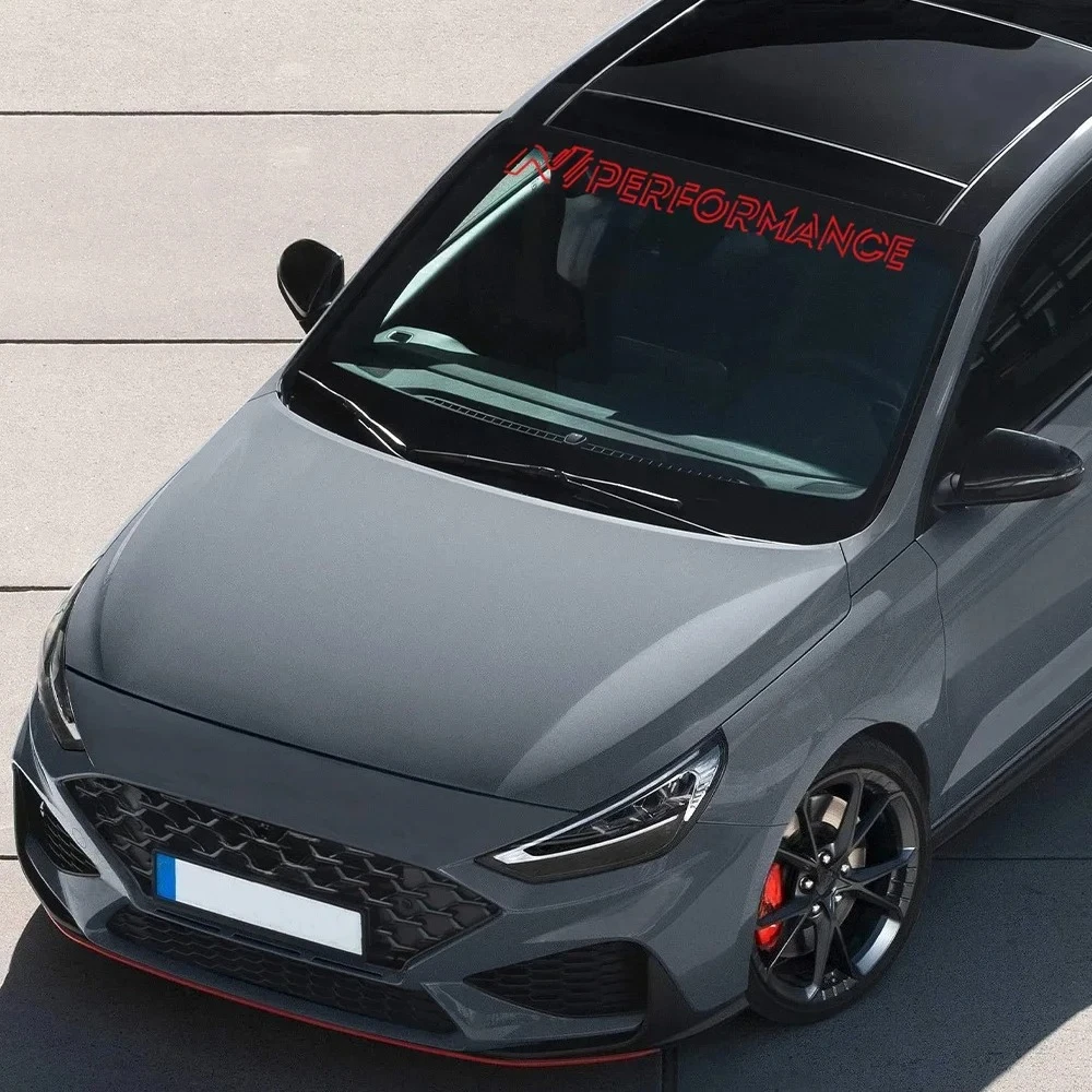 Nパフォーマンススローガンバナー車のフロントガラスステッカー - Car Accessories Banner のレビューと価格