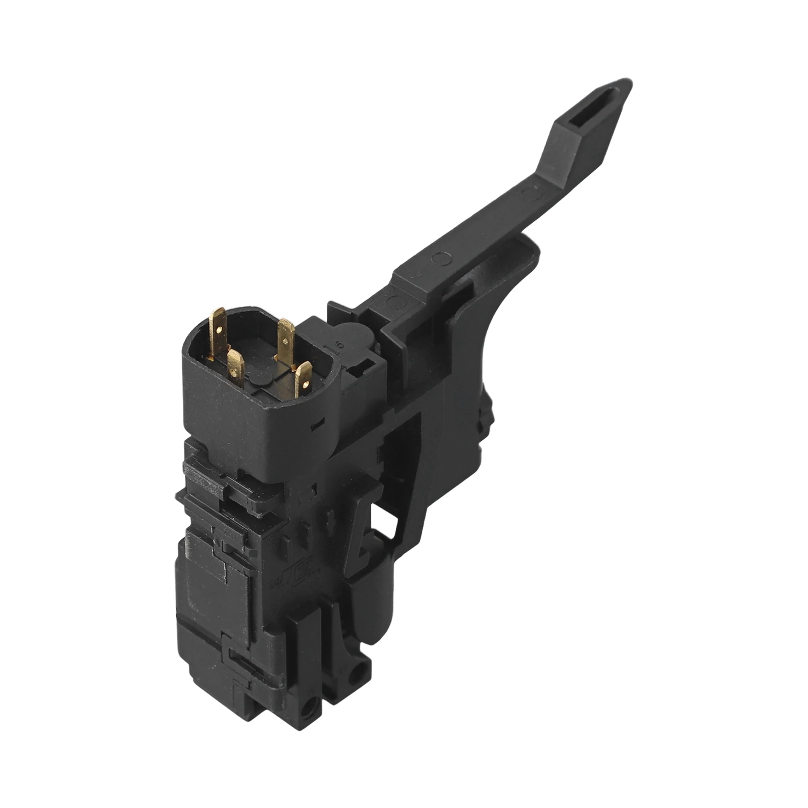 Easy Installation Black Push Button Trigger Black Color Convenient Usage Plastic Material 220V Voltage 4A Current