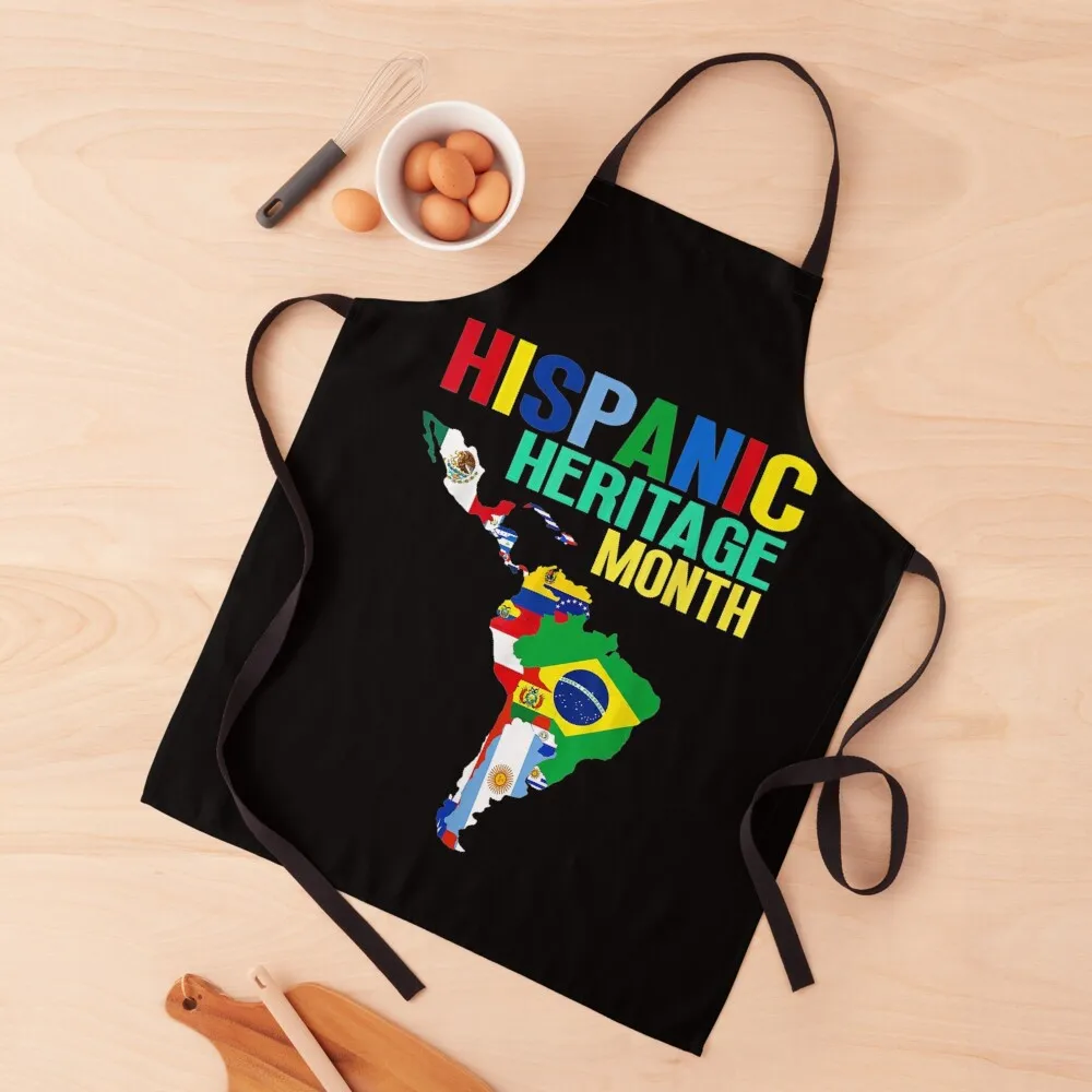 

Hispanic Heritage Month Apron For Men painting Dress Apron